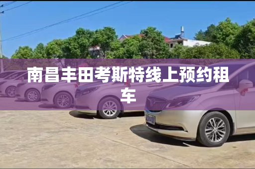 南昌丰田考斯特线上预约租车